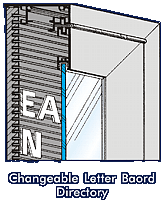 image: changeable letter board directory