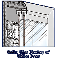 image: radius edge directory with sliding doors